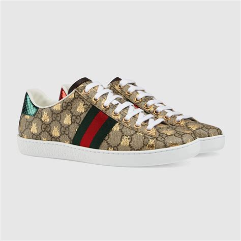 nyc fake gucci sneakers|gucci ace sneakers gg print.